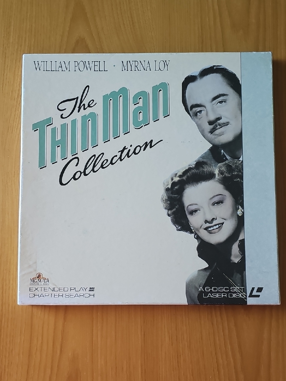 Laser Discs Vintage Sleeve with Yellow Disc